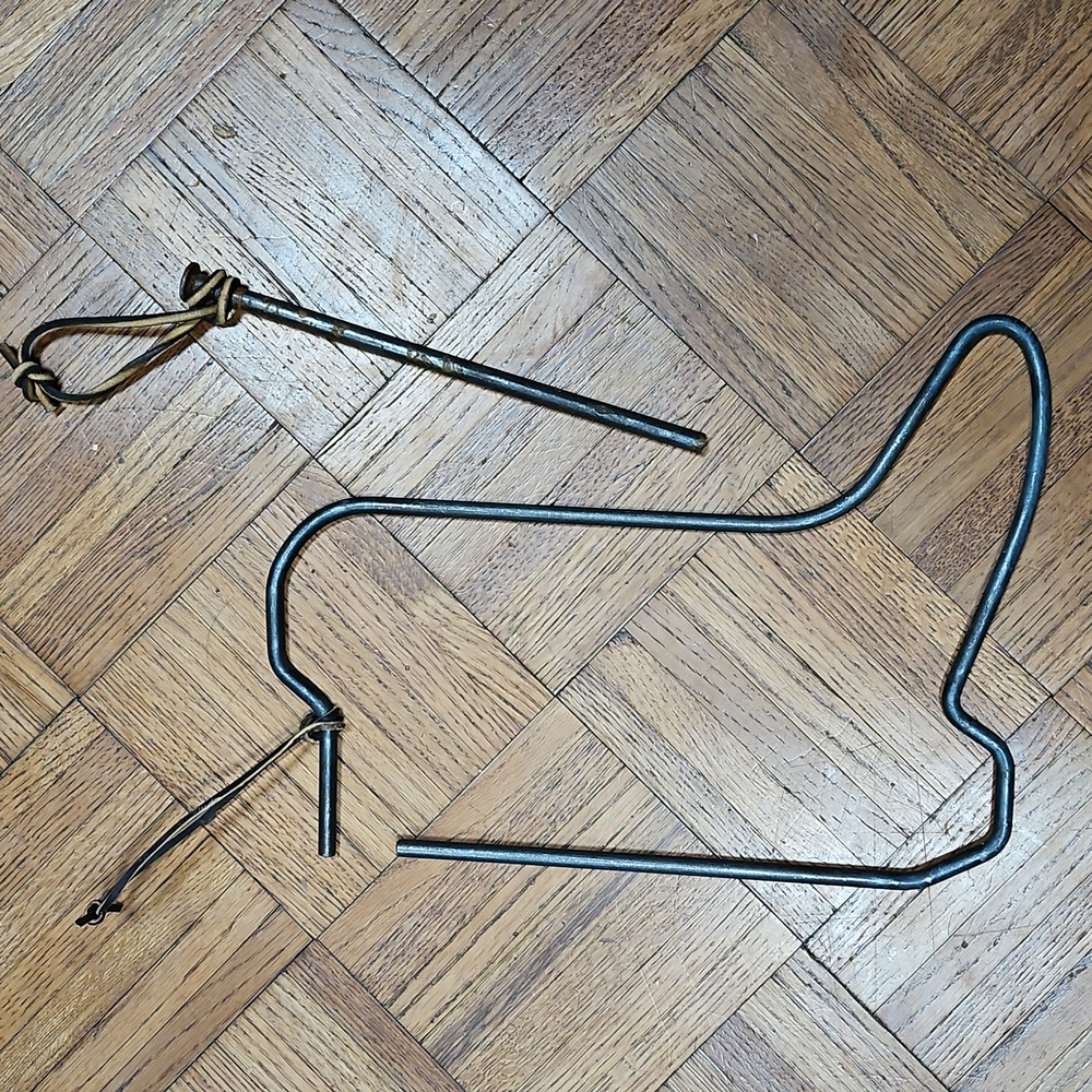 Rustic Boot-Shaped Metal Dinner Bell